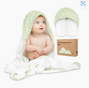 Shop KeaBabies Baby Hooded Towel, Regular, Bunnies at GoodBuy Gear