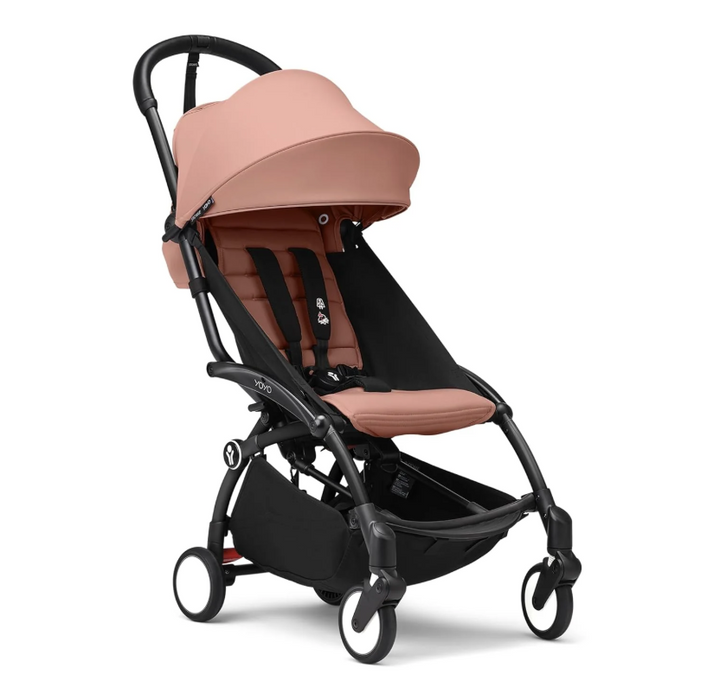 Shop Stokke YOYO3 Complete Stroller, 2025, Black, Ginger at GoodBuy Gear