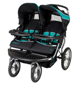 Shop Baby Trend Navigator Double Jogger Stroller, 2022, Regular, Tropic at GoodBuy Gear