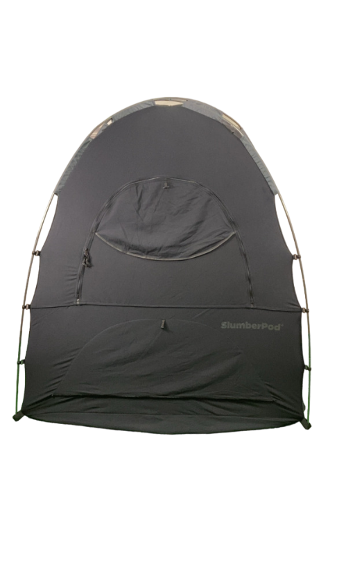 Shop SlumberPod 3.0 Sleep Canopy with Fan, Black with Gray Accents at GoodBuy Gear