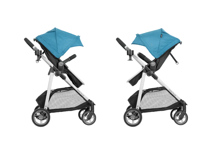 Shop Evenflo Omni Plus Stroller, 2025, Tasi Blue at GoodBuy Gear