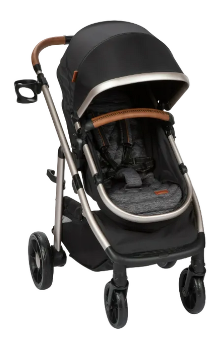 Shop Monbebe Lynx 6-in-1 Modular Travel System Stroller, Black & Gold, 2024 at GoodBuy Gear