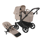 Shop Bugaboo Donkey 6 2-in-1 Stroller, 2025, Black Frame, Desert Taupe Melange, Desert taupe melange at GoodBuy Gear