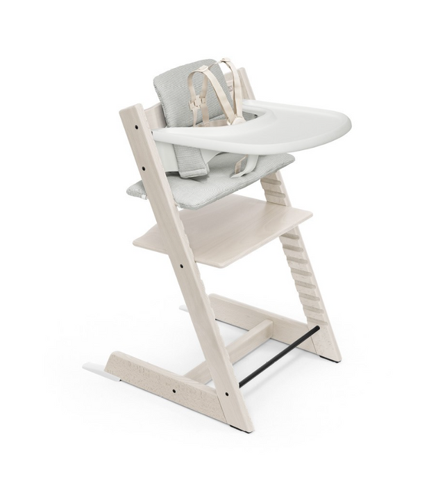 Shop Stokke Tripp Trapp Complete High Chair, Nordic Grey, White 2.0, Whitewash at GoodBuy Gear