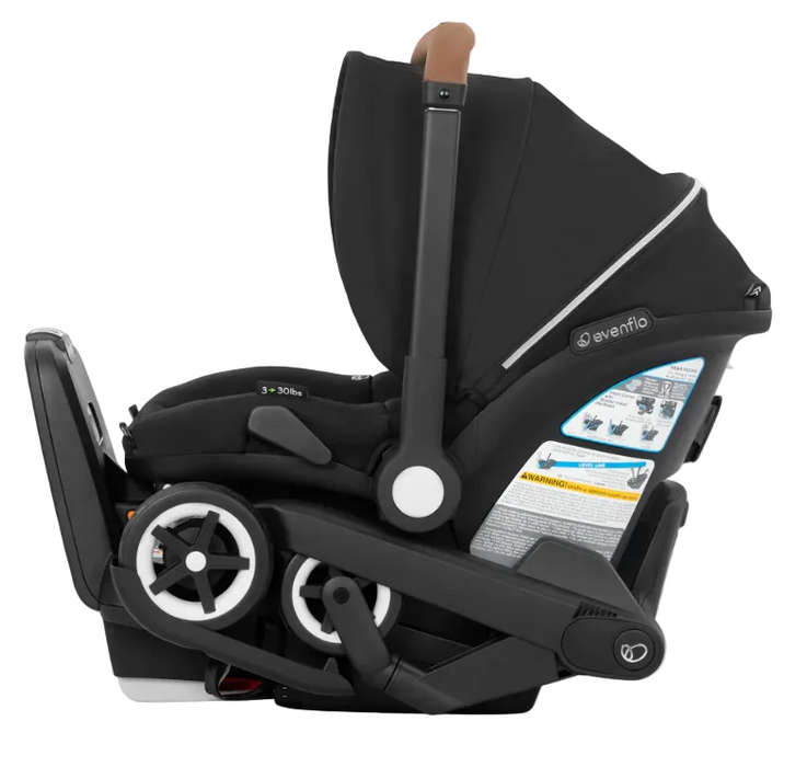 Shop Evenflo Shyft Dual Ride Infant Car Seat Stroller Combo, 2025, Jasper, with Carryall Storage and Green & Gentle Fabric at GoodBuy Gear