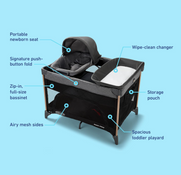Shop Graco Pack 'n Play Close2Baby Bassinet Playard, Milan at GoodBuy Gear
