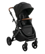 Shop Mockingbird Single 3.0 Stroller, 2026, Charcoal with Penny Leather, Solid Black at GoodBuy Gear