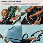 Shop Mockingbird Single 3.0 Stroller, 2026, Charcoal with Penny Leather, Solid Black at GoodBuy Gear