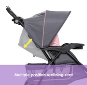 Shop Baby Trend EZ Ride Travel System Stroller, 2024, Dash Pink at GoodBuy Gear