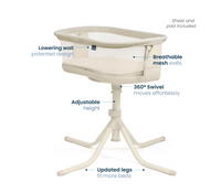 Shop Halo BassiNest Swivel Sleeper 4.0 Signature, Oat at GoodBuy Gear