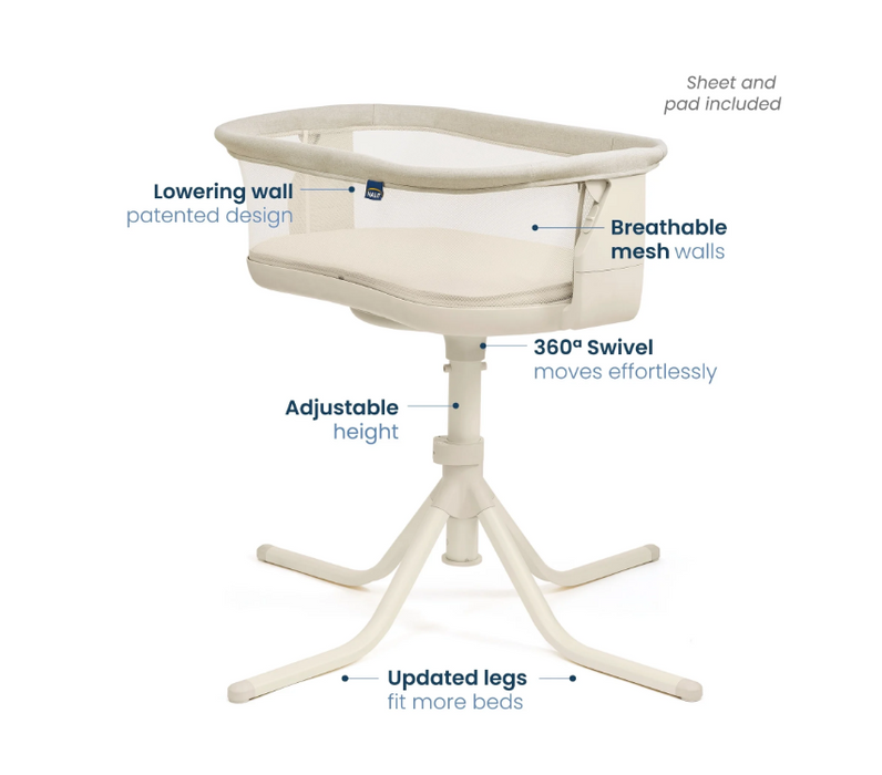 Shop Halo BassiNest Swivel Sleeper 4.0 Signature, Oat at GoodBuy Gear