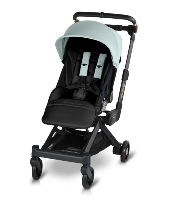 Shop Orbit Baby M Plus+ Stroller, 2025, Black Luxe, Surf Spray at GoodBuy Gear