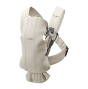 Shop BabyBjorn Baby Carrier Mini, Light Beige 3D Jersey at GoodBuy Gear