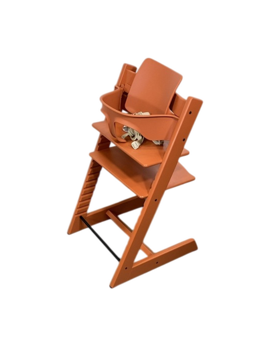 Shop Stokke Tripp Trapp High Chair With Baby Set, 2, Terracotta at GoodBuy Gear