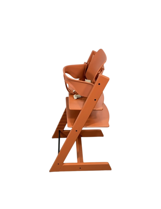Shop Stokke Tripp Trapp High Chair With Baby Set, 2, Terracotta at GoodBuy Gear