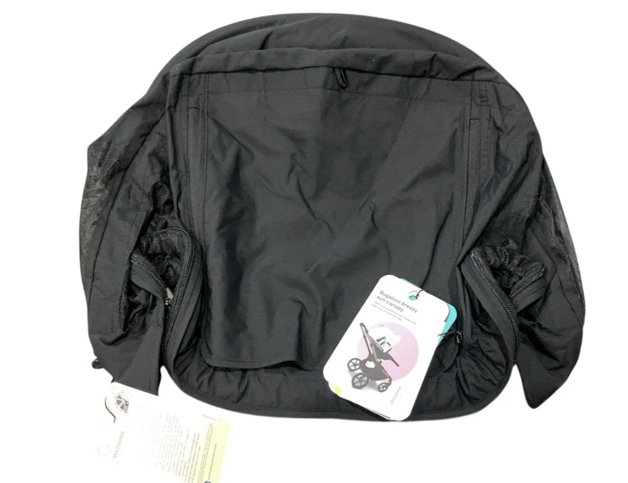 Bugaboo Breezy Sun Canopy, Fox/Fox Cub/Cameleon/Lynx, Midnight Black