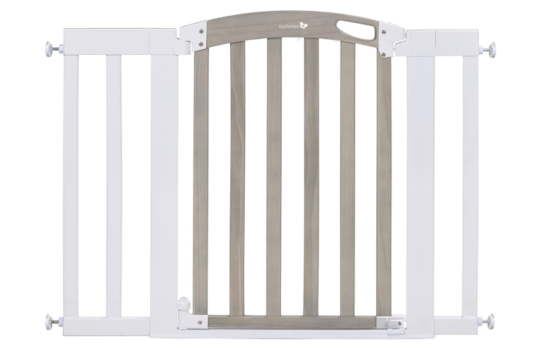 Summer Infant Chatham Post Safety Gate, Gray Wash & White