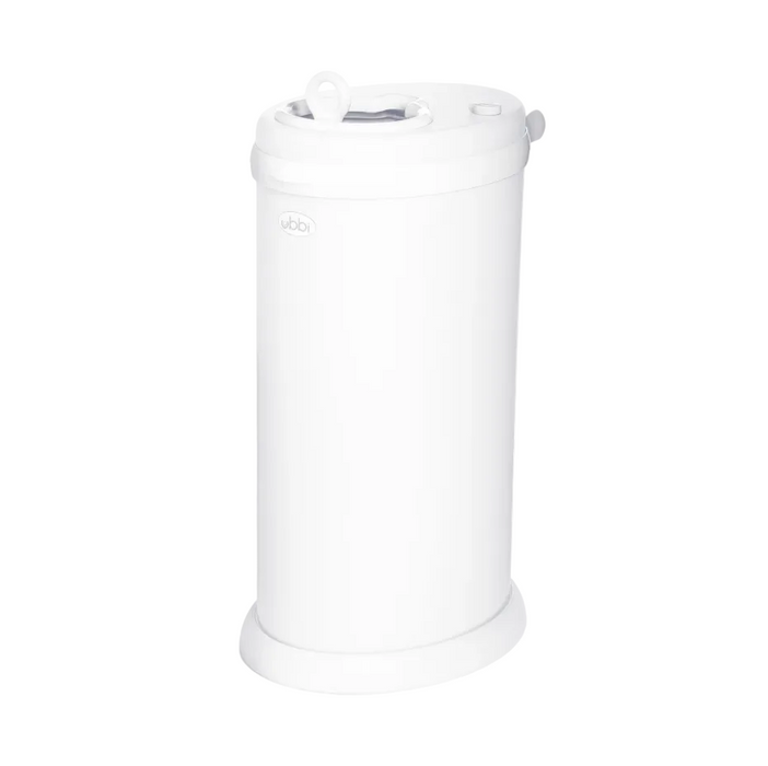 Ubbi Diaper Pail, White