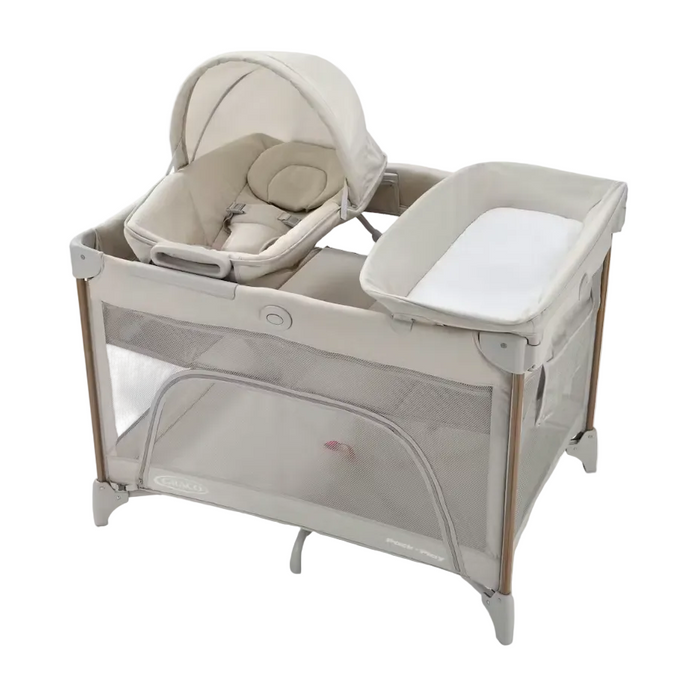 Shop Graco Pack n' Play Close2Baby Lux Playard, Soft Almond at GoodBuy Gear