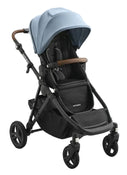 Shop Mockingbird Single to Double 3.0 Stroller, 2025, Charcoal with Penny Leather, Stone Blue at GoodBuy Gear
