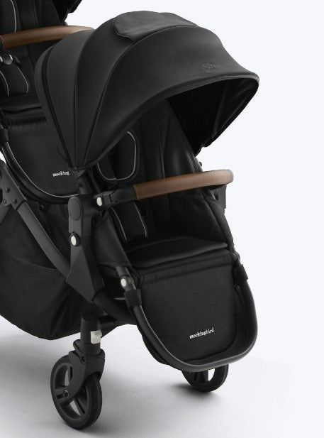 Shop Mockingbird 2nd Seat Kit 3.0, Charcoal with Penny Leather, Solid Black at GoodBuy Gear