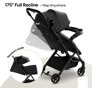 Shop Mompush Lithe V2 Stroller, 2025, Black at GoodBuy Gear