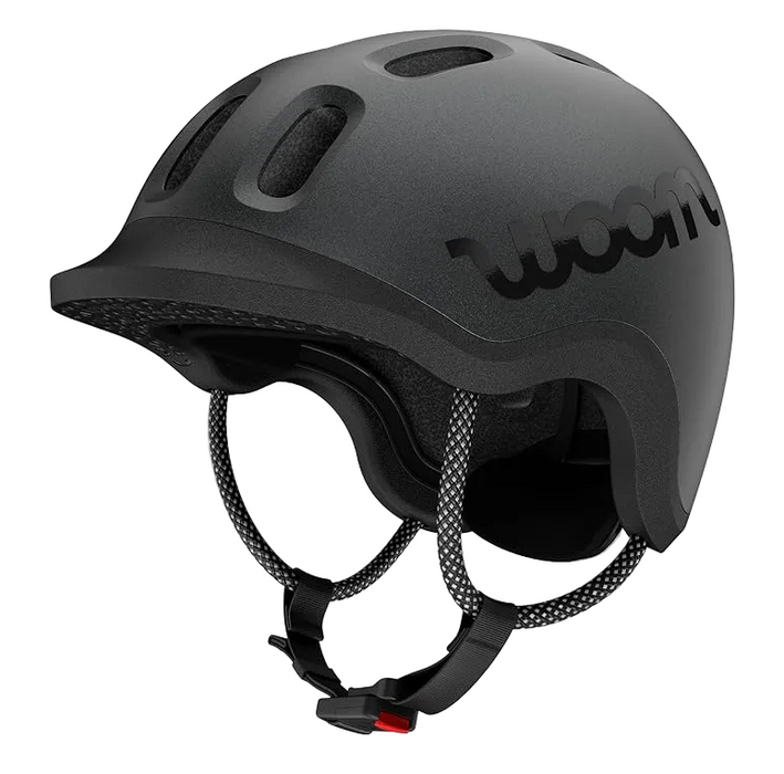 Woom Ready Kids Helmet, Charcoal Metallic, Small, Without Light