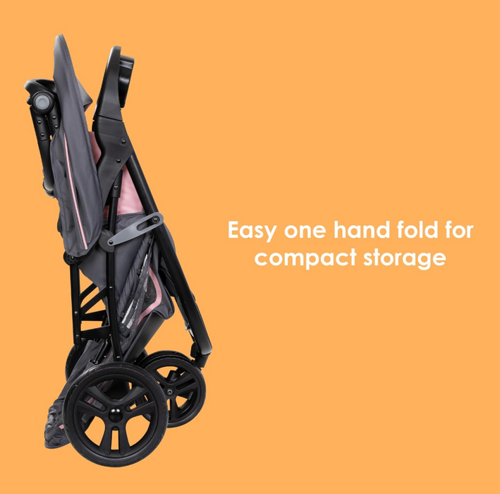 Baby Trend EZ Ride Travel System Stroller, 2024, Dash Pink