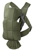 Shop BabyBjorn Baby Carrier Mini, Dark Green Woven at GoodBuy Gear
