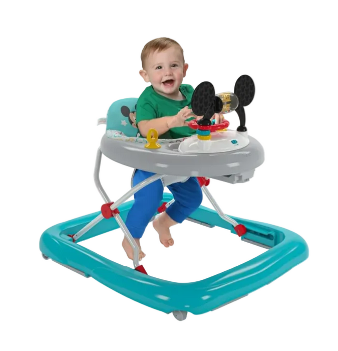 Bright Starts Disney Baby Original Bestie 2-in-1 Baby Activity Walker, Mickey Mouse