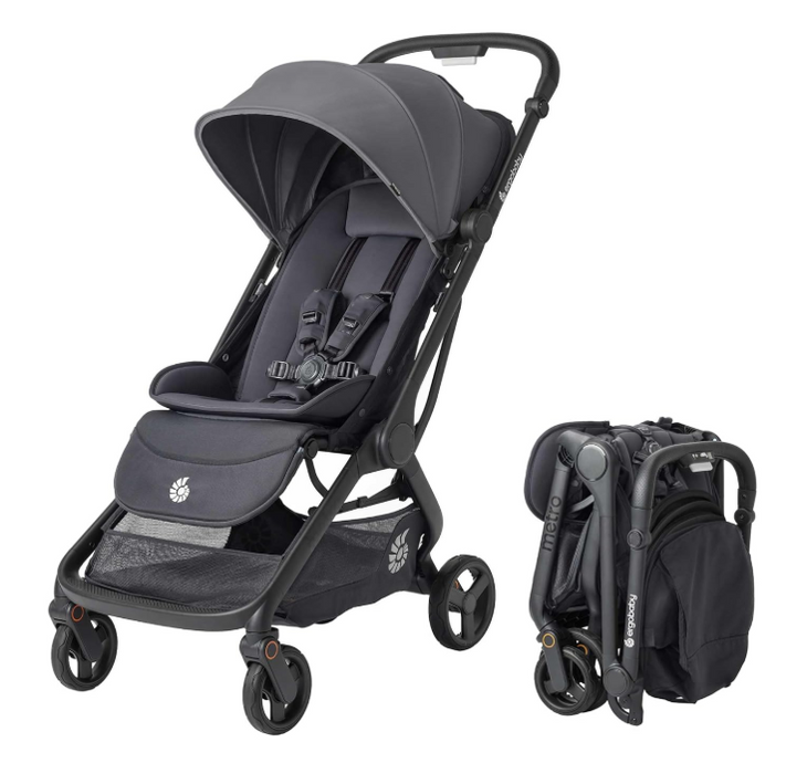 Ergobaby Metro 3 All in One Compact Baby Stroller, 2024, Graphite Grey