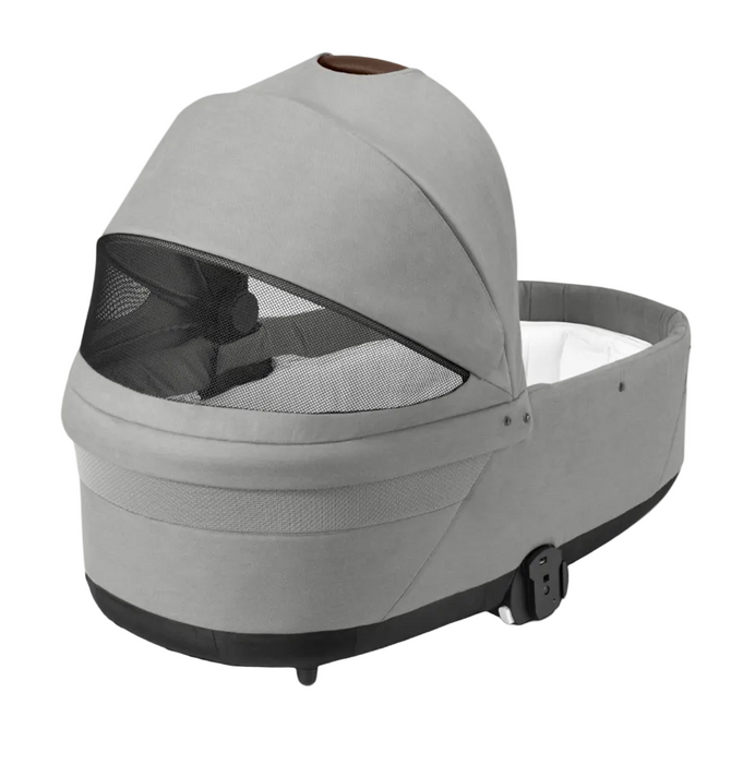 Shop Cybex Cot S Lux, Stone Grey at GoodBuy Gear
