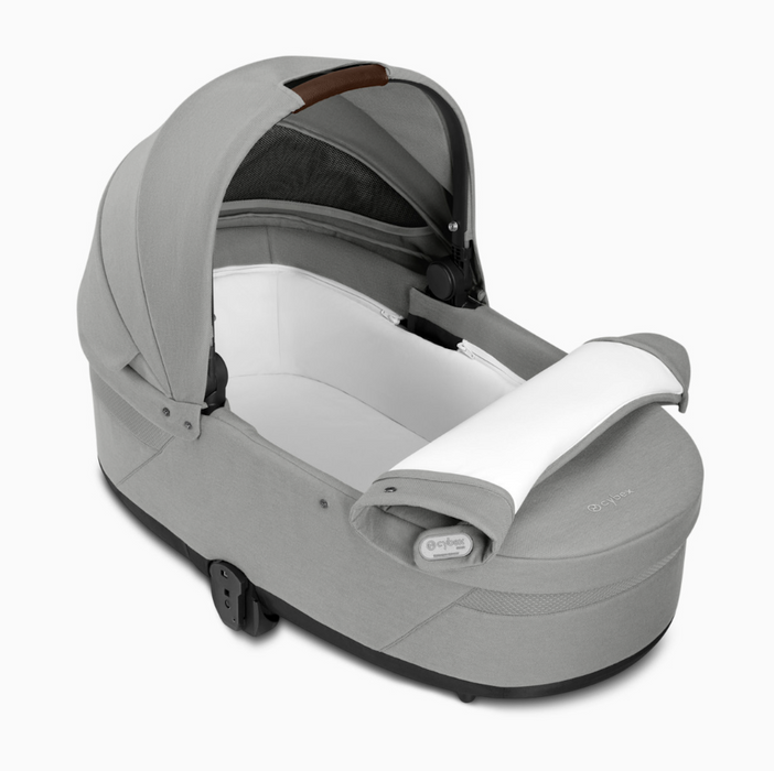 Shop Cybex Cot S Lux, Stone Grey at GoodBuy Gear