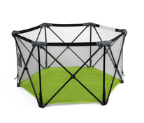 Shop Bright Starts Pop N Play Portable Playard, Green at GoodBuy Gear