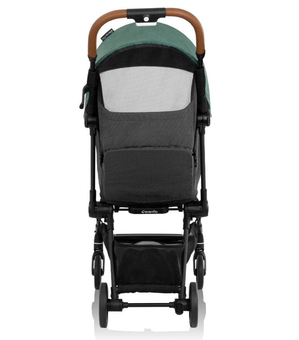 Evenflo Hummingbird Ultra-Lightweight Carbon Fiber Stroller, 2025, Caslon Green