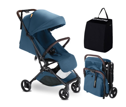 Shop MAMAZING Ultra Air Stroller, Blue, 2025 at GoodBuy Gear