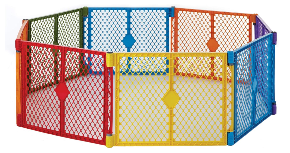 Toddleroo By North States Superyard Colorplay, 8 Panel