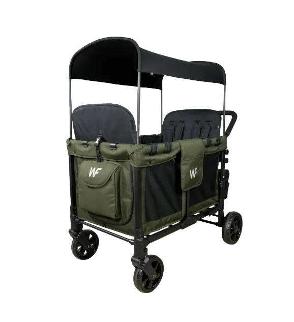 Wonderfold W4 Multifunctional Quad Stroller Wagon, 2025, Dark Olive