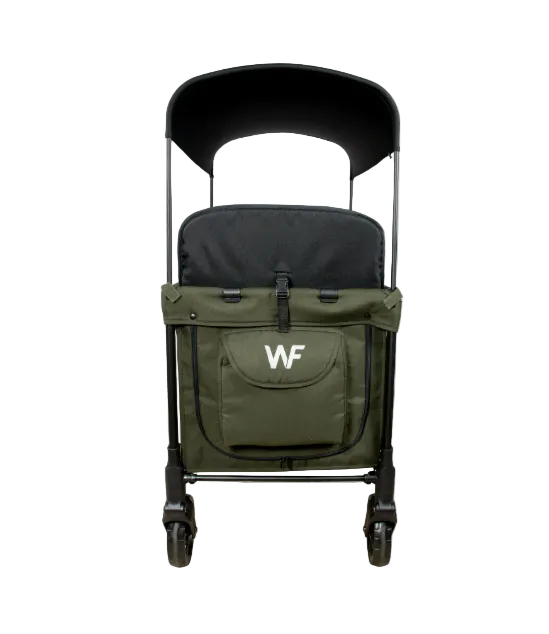 Wonderfold W4 Multifunctional Quad Stroller Wagon, 2025, Dark Olive
