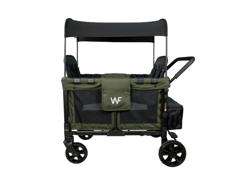 Wonderfold W4 Multifunctional Quad Stroller Wagon, 2025, Dark Olive