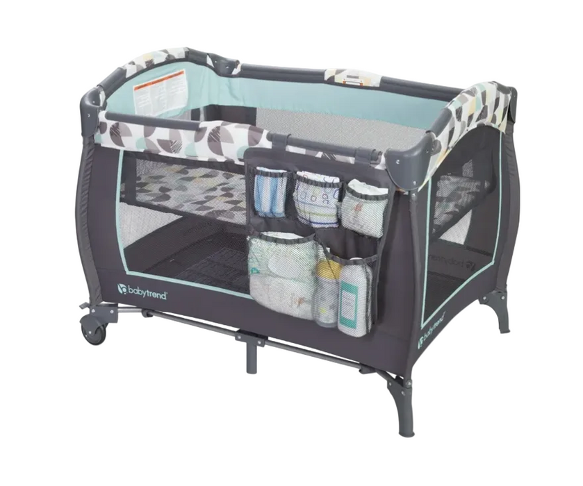 Baby Trend Trend-E Nursery Center Playard, Doodle Dots
