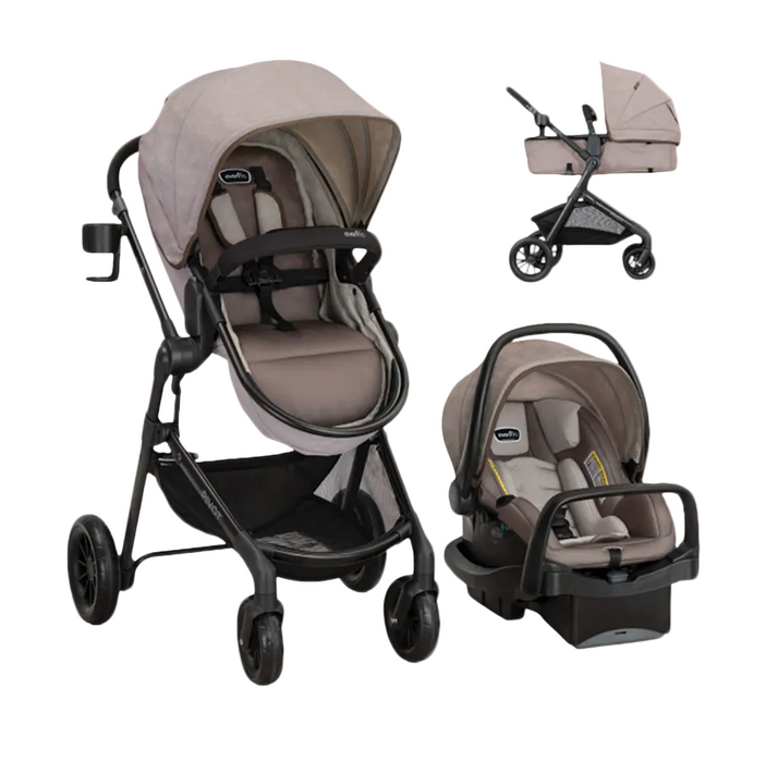 Evenflo Pivot Modular Travel System, Desert Tan, 2025