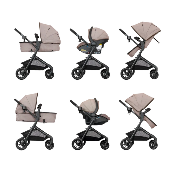 Evenflo Pivot Modular Travel System, Desert Tan, 2025