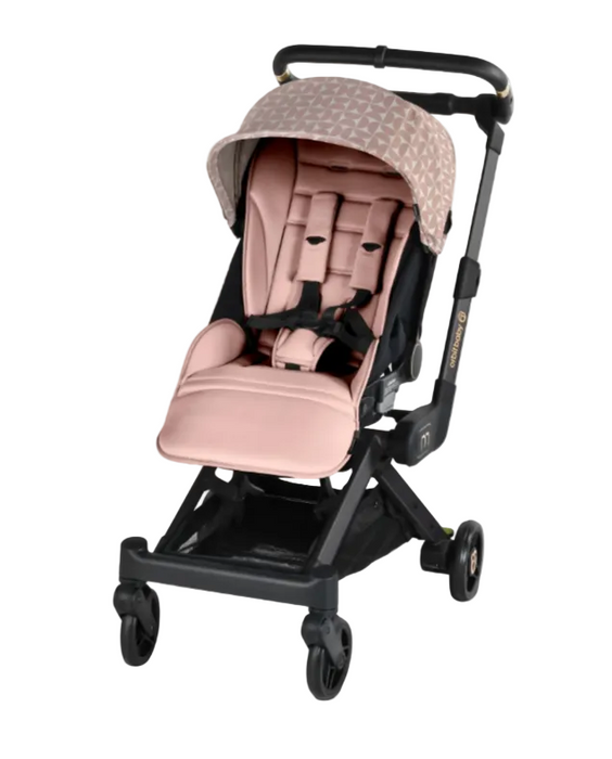 Orbit Baby M Plus+ Stroller, 2025, Black Luxe, Blush Mod Mosaic