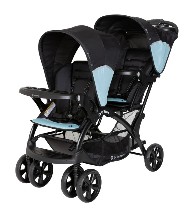 Baby Trend Sit N Stand Double Stroller, Desert Blue, 2025