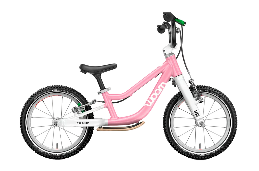 Woom GO 1 Plus Balance Bike, Powder Pink
