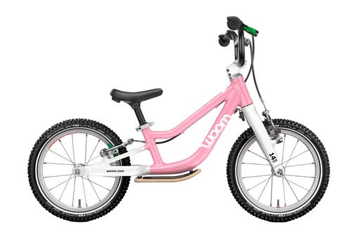 Shop Woom GO 1 Plus Balance Bike, Powder Pink at GoodBuy Gear