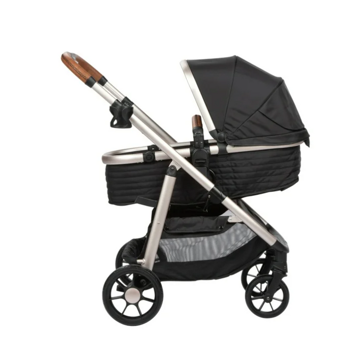 Monbebe Lynx 6-in-1 Modular Travel System Stroller, 2025, Black & Gold