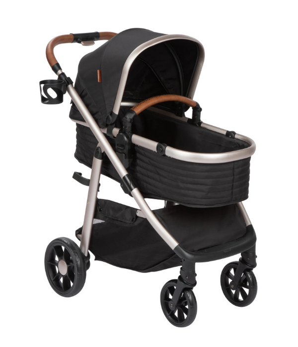 Monbebe Lynx 6-in-1 Modular Travel System Stroller, 2025, Black & Gold