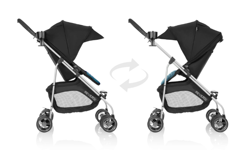 Evenflo Reversi Lightweight Reversible Stroller, 2025, Artemis Blue